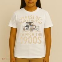 Please Be Patient With Me I'm From The 1900s Vintage Car T-Shirt thumb 4