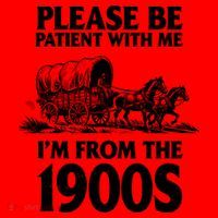 Please Be Patient With Me I'm From 1900s Santa Hat thumb 1
