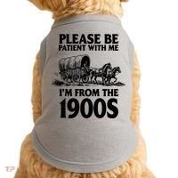 Please Be Patient With Me I'm From 1900s Doggie Tank thumb 0
