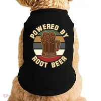 Powered By Root Beer Doggie Tank thumb 0