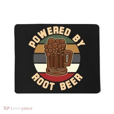 Powered By Root Beer Mousepad