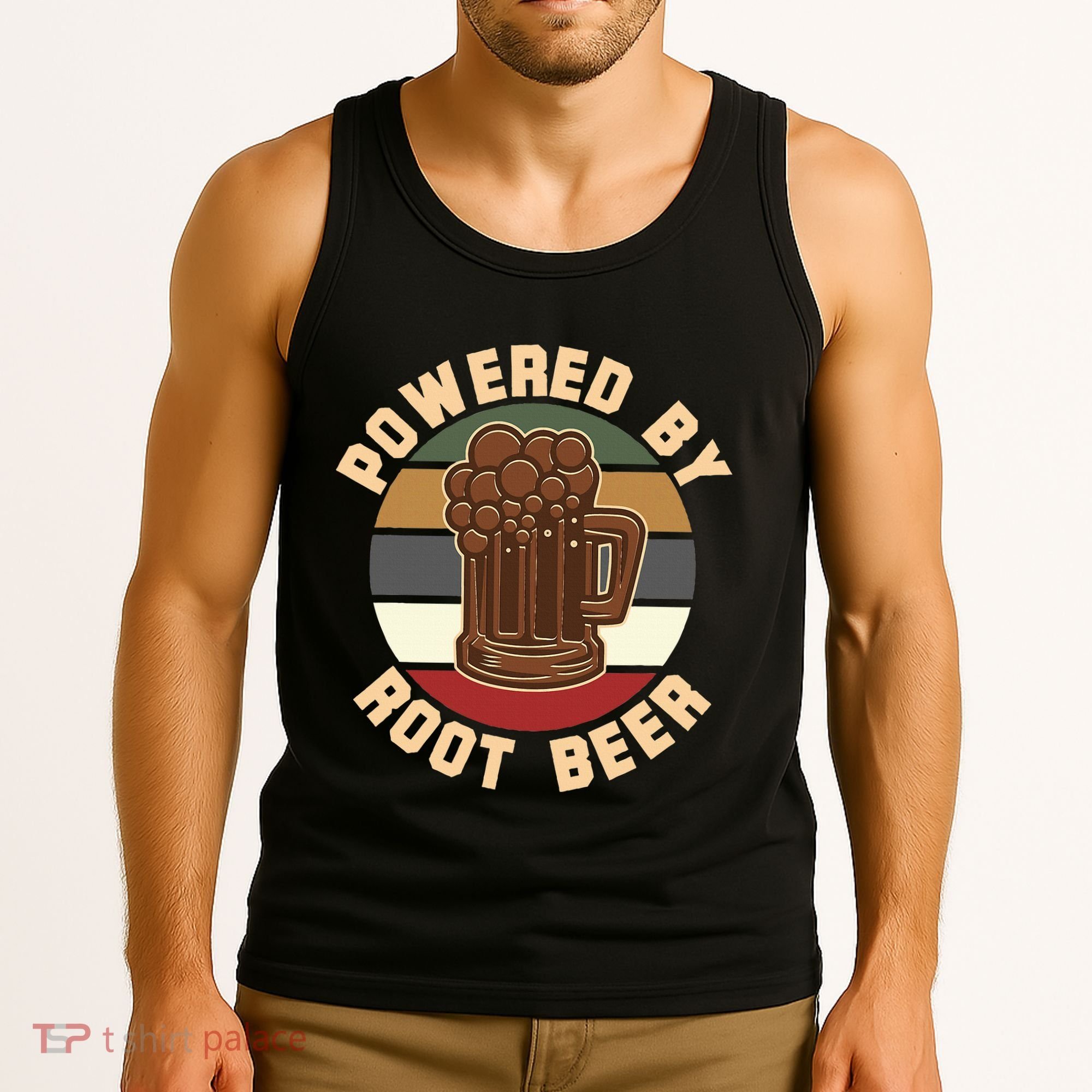 Powered By Root Beer Tank Top