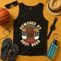 Powered By Root Beer Tank Top thumb 4