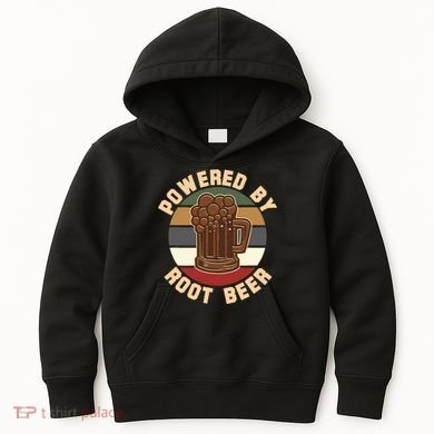 Powered By Root Beer Kids Hoodie