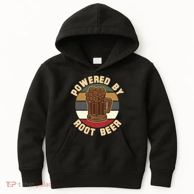 Powered By Root Beer Kids Hoodie