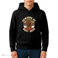 Powered By Root Beer Kids Hoodie thumb 4