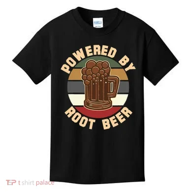 Powered By Root Beer Kids T-Shirt