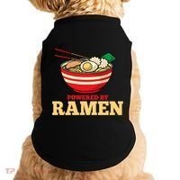 Powered By Ramen Japanese Anime Noodles Doggie Tank thumb 0