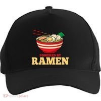 Powered By Ramen Japanese Anime Noodles Five-Panel Snapback Cap thumb 0