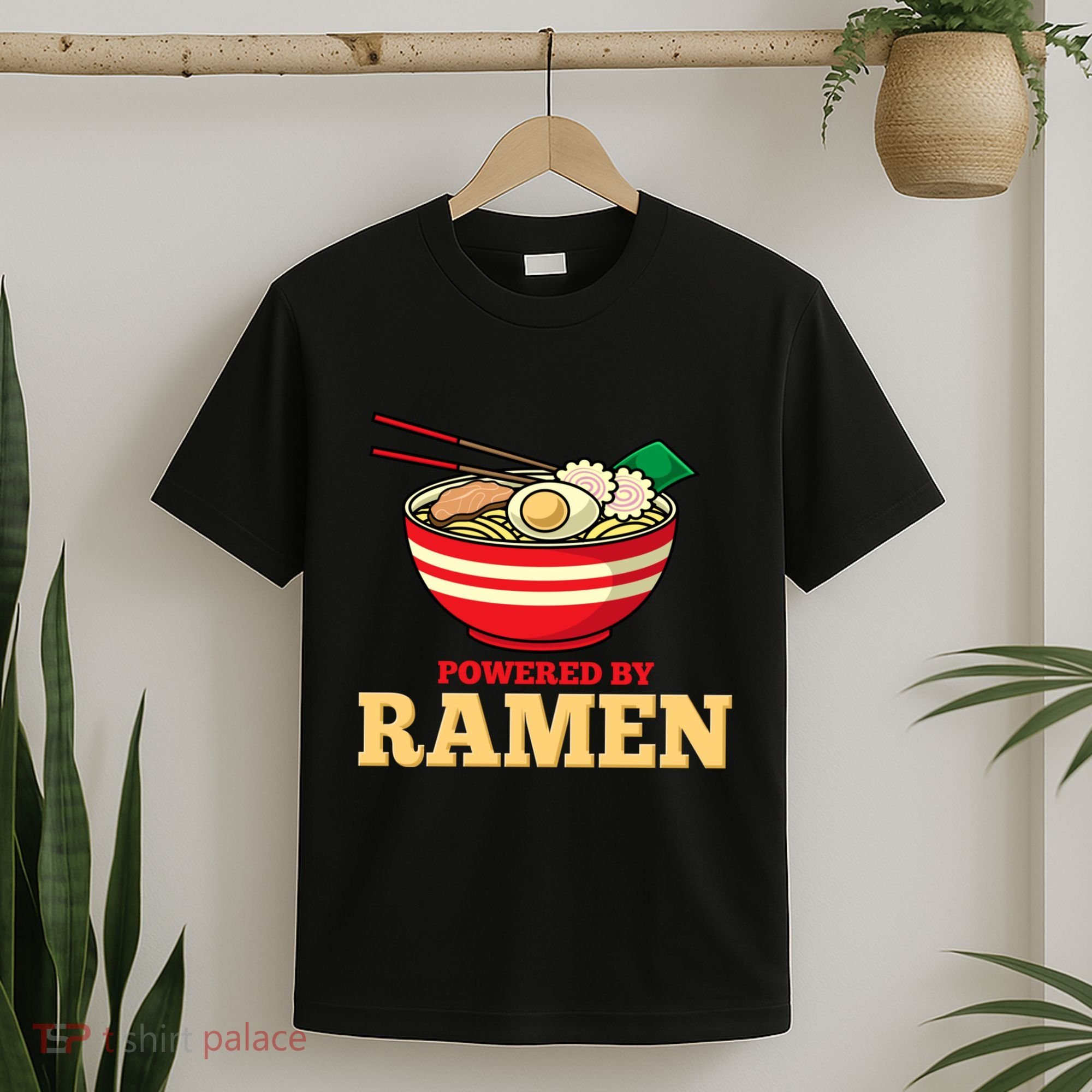 Powered By Ramen Japanese Anime Noodles T-Shirt