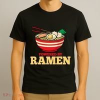 Powered By Ramen Japanese Anime Noodles T-Shirt thumb 3