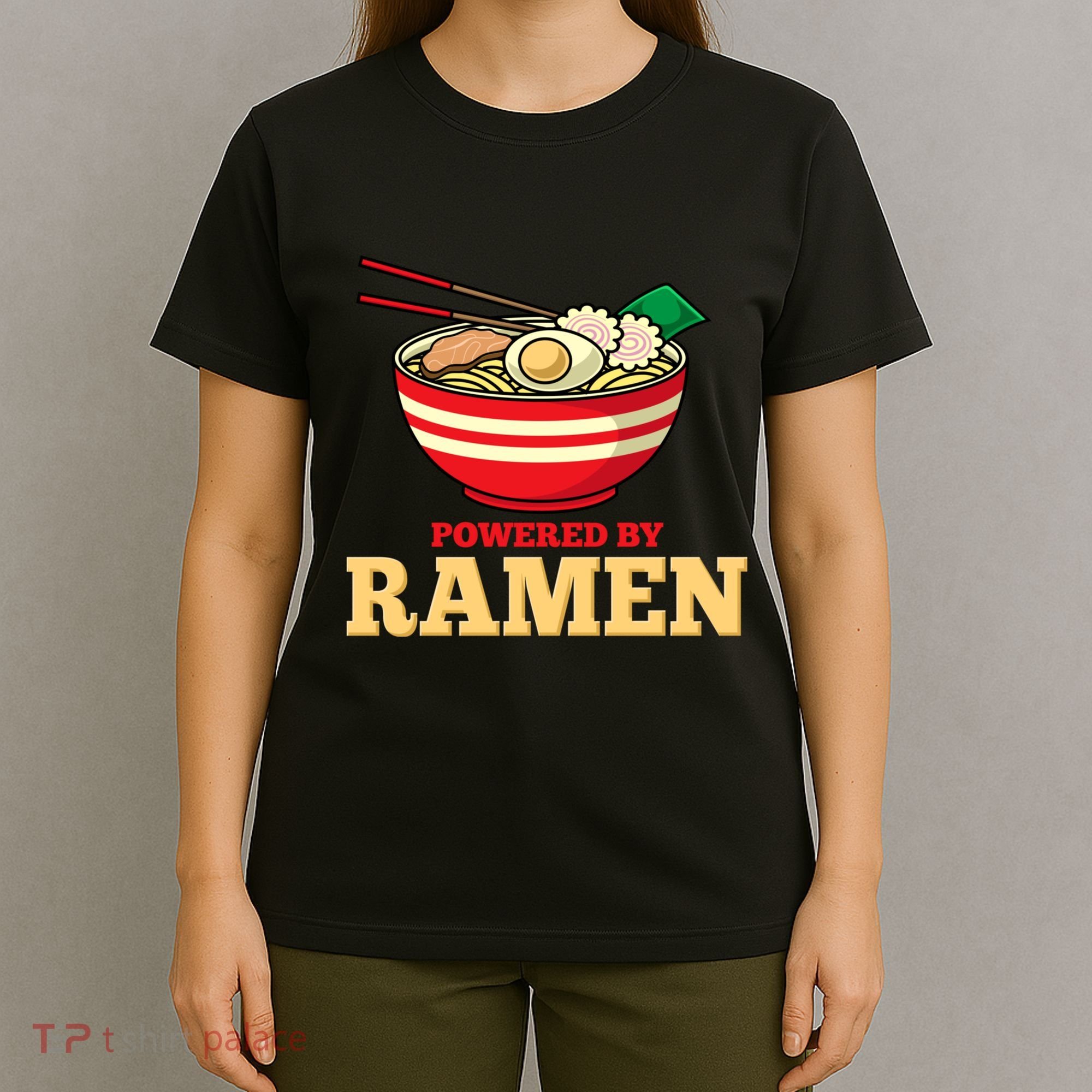 Powered By Ramen Japanese Anime Noodles T-Shirt
