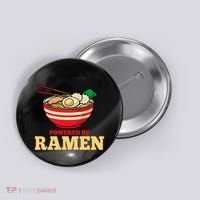 Powered By Ramen Japanese Anime Noodles Button thumb 0