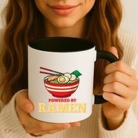 Powered By Ramen Japanese Anime Noodles Coffee Mug thumb 3