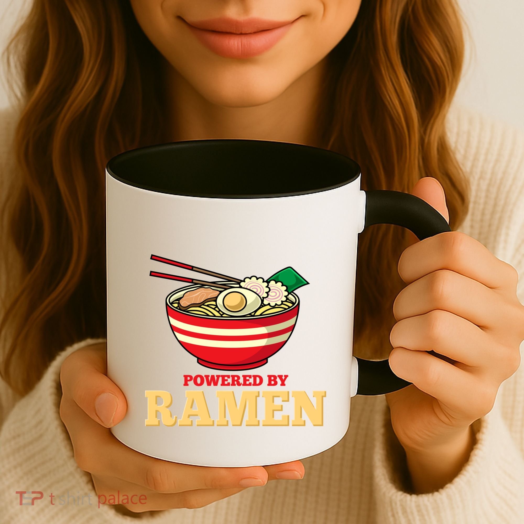 Powered By Ramen Japanese Anime Noodles Coffee Mug