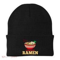 Powered By Ramen Japanese Anime Noodles Beanie thumb 0