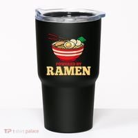 Powered By Ramen Japanese Anime Noodles Tumbler thumb 0