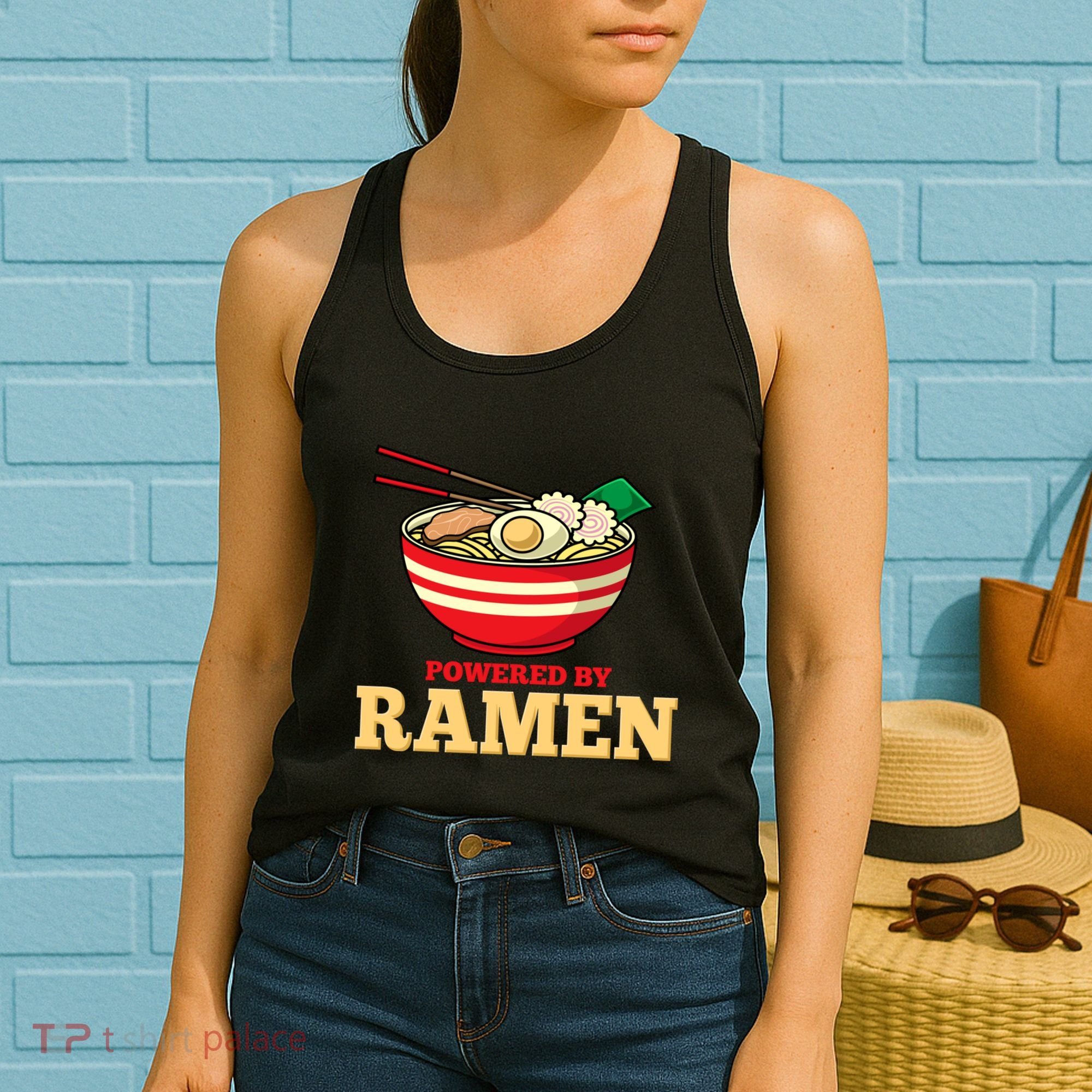 Powered By Ramen Japanese Anime Noodles Women's Tank Top