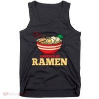 Powered By Ramen Japanese Anime Noodles Tank Top thumb 0