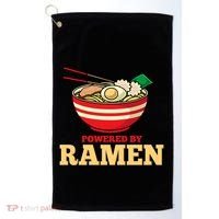Powered By Ramen Japanese Anime Noodles Golf Towel thumb 0