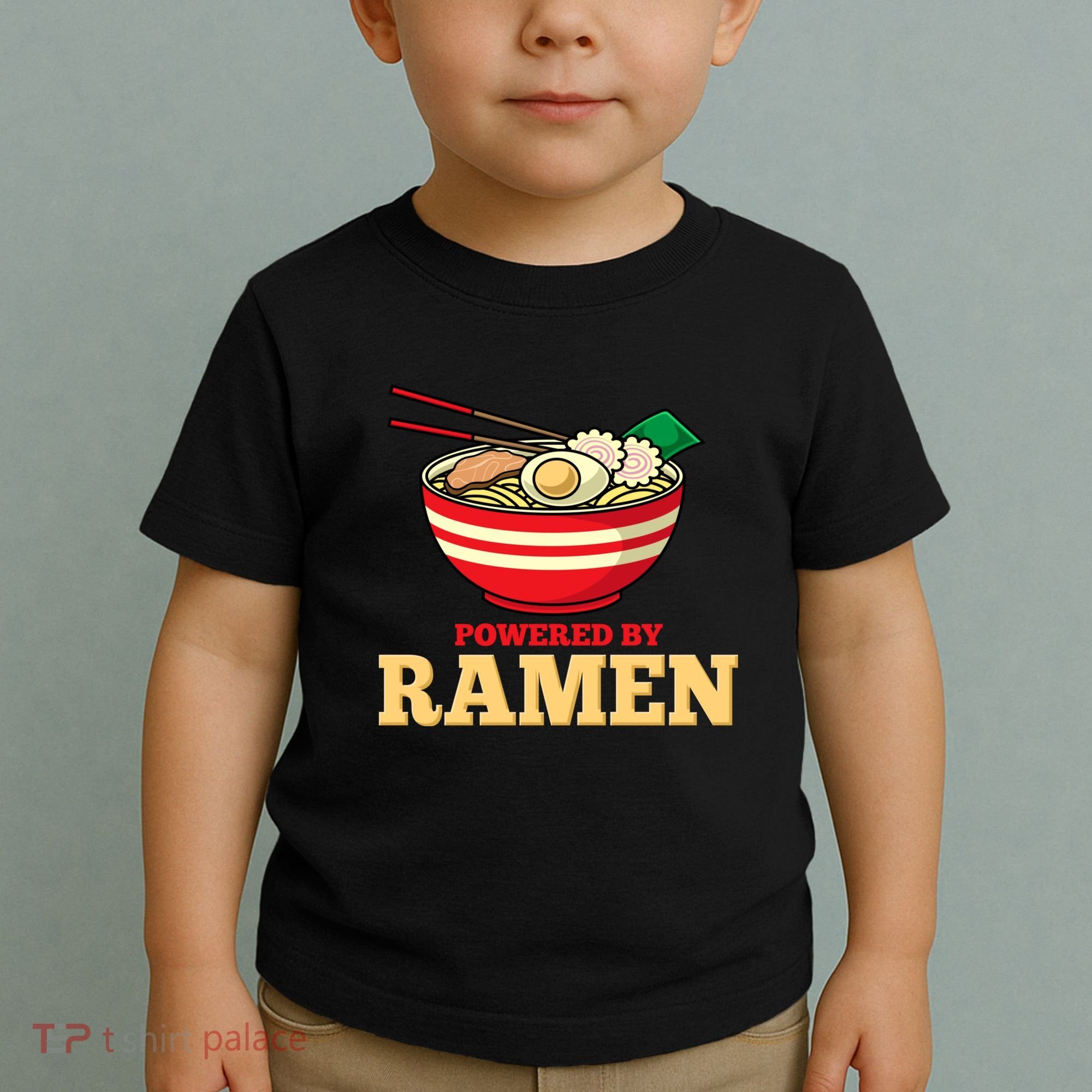 Powered By Ramen Japanese Anime Noodles Toddler T-Shirt