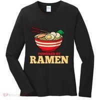 Powered By Ramen Japanese Anime Noodles Women's Long Sleeve Shirt thumb 0