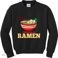 Powered By Ramen Japanese Anime Noodles Kids Sweatshirt thumb 0