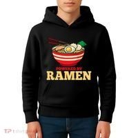 Powered By Ramen Japanese Anime Noodles Kids Hoodie thumb 4