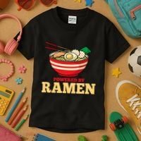 Powered By Ramen Japanese Anime Noodles Kids T-Shirt thumb 3