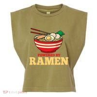 Powered By Ramen Japanese Anime Noodles Garment-Dyed Women's Muscle Tee thumb 0