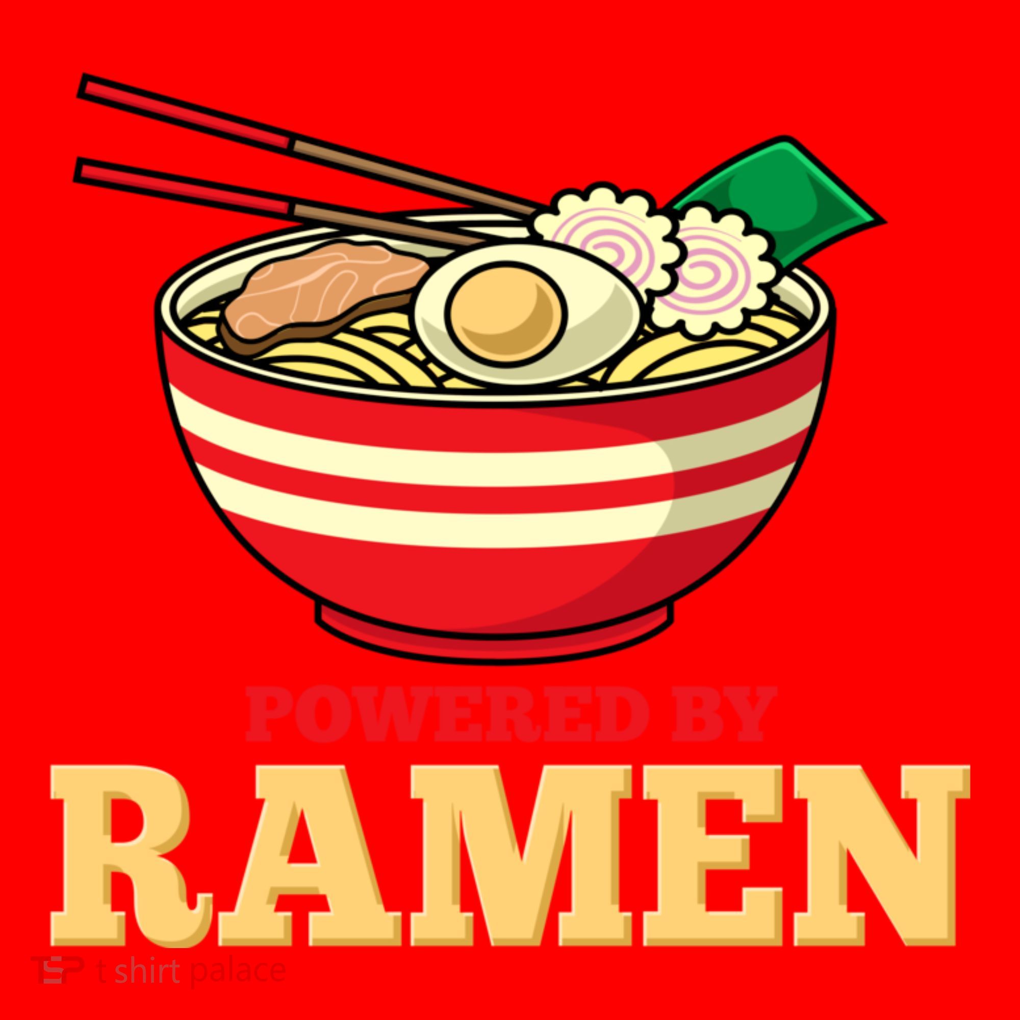 Powered By Ramen Japanese Anime Noodles Santa Hat