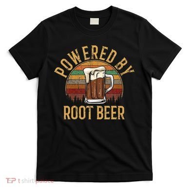 Powered by root beer retro root beer T-Shirt