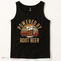 Powered by root beer retro root beer Tank Top thumb 2