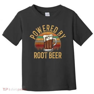 Powered by root beer retro root beer Toddler T-Shirt