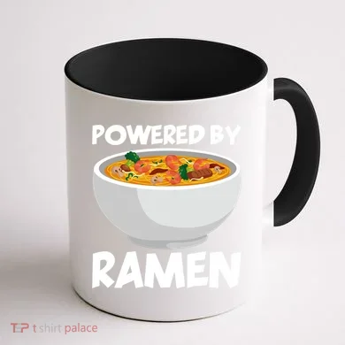 Powered By Ramen Gift Coffee Mug back