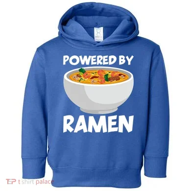 Powered By Ramen Gift Toddler Hoodie