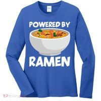 Powered By Ramen Gift Women's Long Sleeve Shirt thumb 0