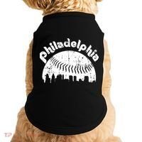 Philadelphia Baseball Retro Philly Skyline Game Day Doggie Tank thumb 0