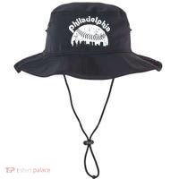 Philadelphia Baseball Retro Philly Skyline Game Day Bucket Hat thumb 0