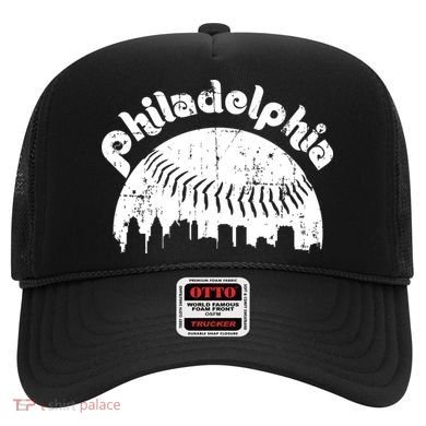 Philadelphia Baseball Retro Philly Skyline Game Day Hat