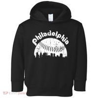 Philadelphia Baseball Retro Philly Skyline Game Day Toddler Hoodie thumb 0