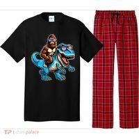 Patriotic Bigfoot Riding T Rex Pajama Set thumb 0