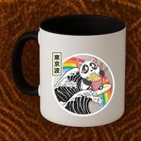 Panda Bear Ra Noodles Japanese Wave Anime Rainbow Kawaii Great Gift Coffee Mug thumb 2