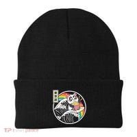 Panda Bear Ra Noodles Japanese Wave Anime Rainbow Kawaii Great Gift Beanie thumb 0