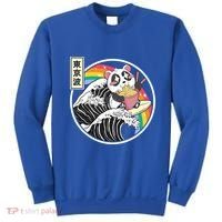 Panda Bear Ra Noodles Japanese Wave Anime Rainbow Kawaii Great Gift Sweatshirt thumb 0