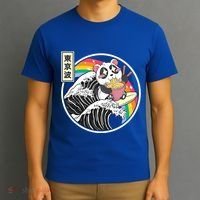 Panda Bear Ra Noodles Japanese Wave Anime Rainbow Kawaii Great Gift T-Shirt thumb 3
