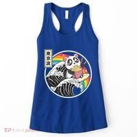 Panda Bear Ra Noodles Japanese Wave Anime Rainbow Kawaii Great Gift Women's Tank Top thumb 0