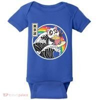 Panda Bear Ra Noodles Japanese Wave Anime Rainbow Kawaii Great Gift Baby Bodysuit thumb 0