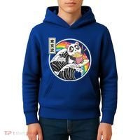 Panda Bear Ra Noodles Japanese Wave Anime Rainbow Kawaii Great Gift Kids Hoodie thumb 4