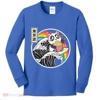 Panda Bear Ra Noodles Japanese Wave Anime Rainbow Kawaii Great Gift Kids Long Sleeve Shirt thumb 0